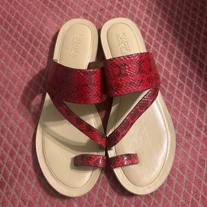 Snakeskin sandals